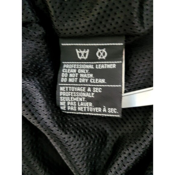 VTG Womens Harley Davidson 100% Genuine Leather Riding Pants Size 40/12 Embossed - Picture 10 of 16